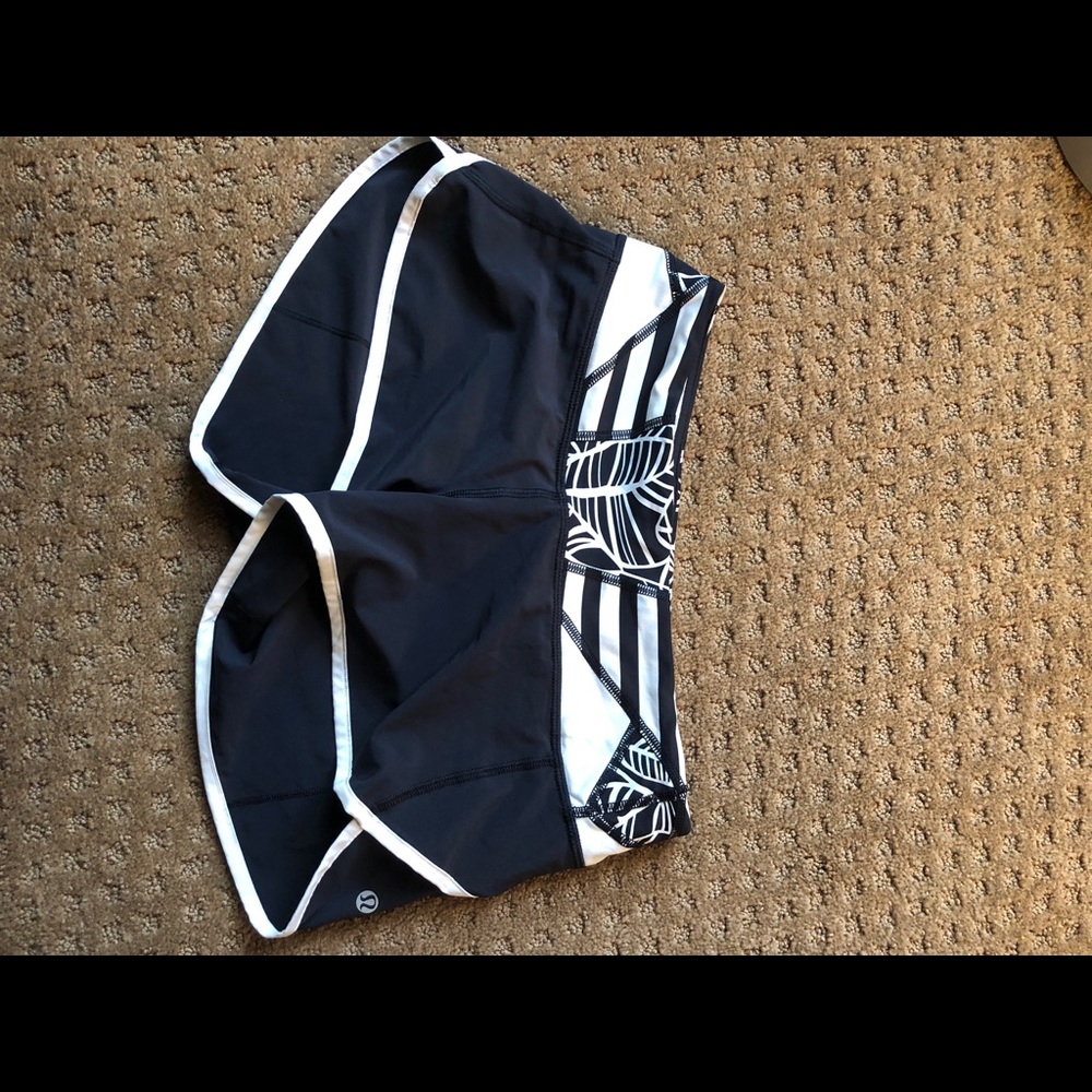 lululemon speed shorts size 4
